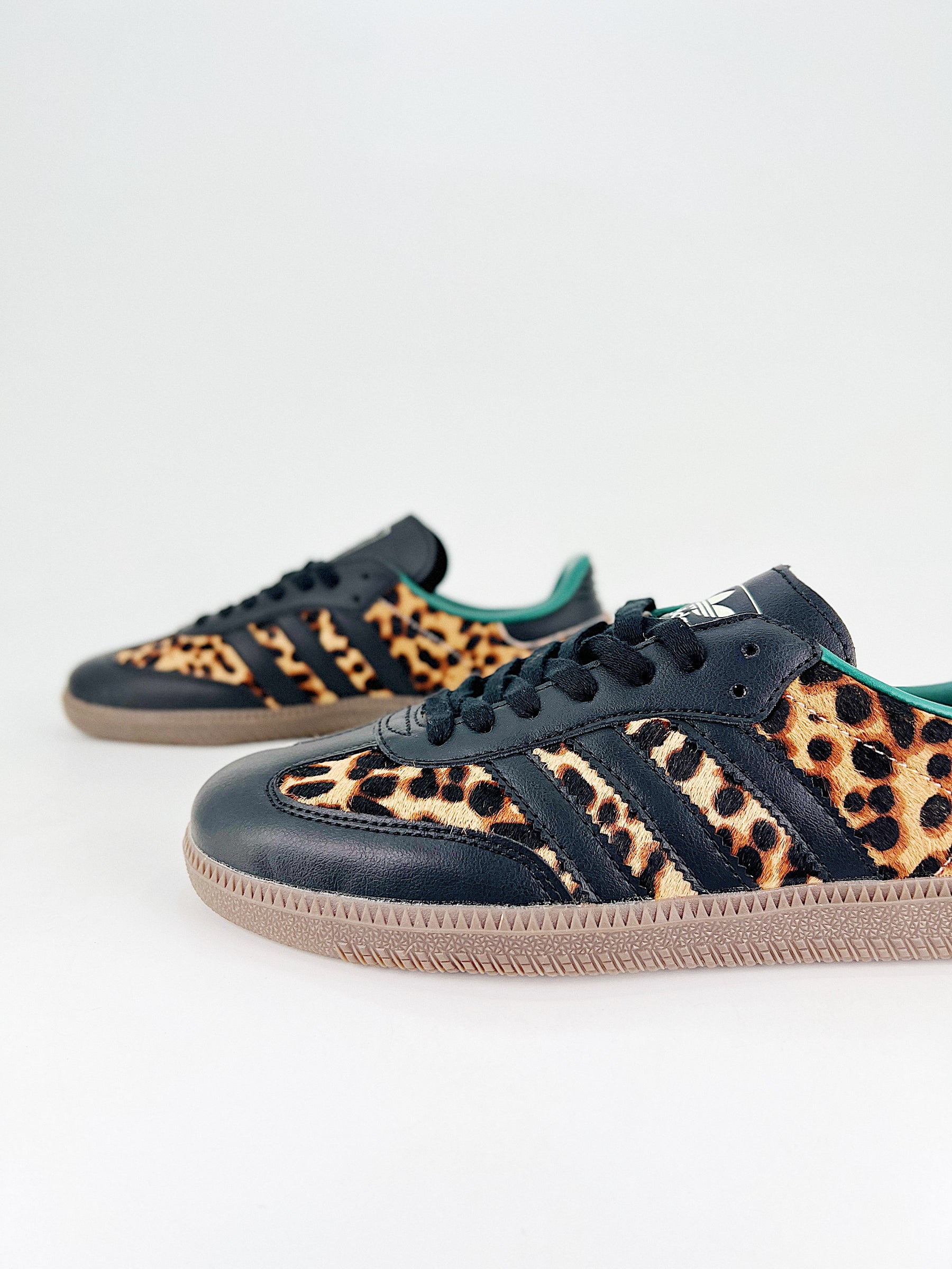 Adidas Samba OG Black Green Leopard