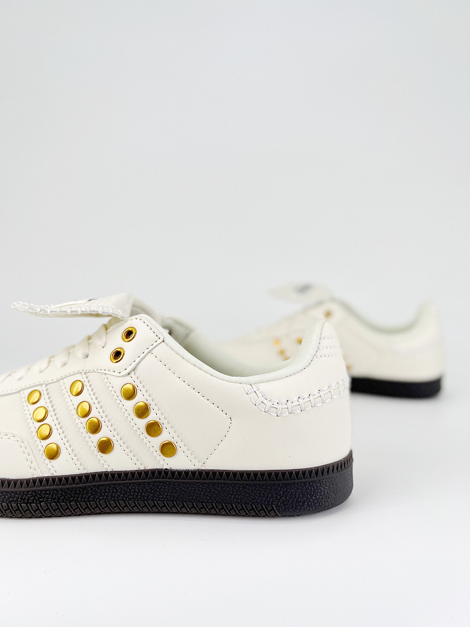Wales Bonner X Adidas Samba Studded Pack Cream White