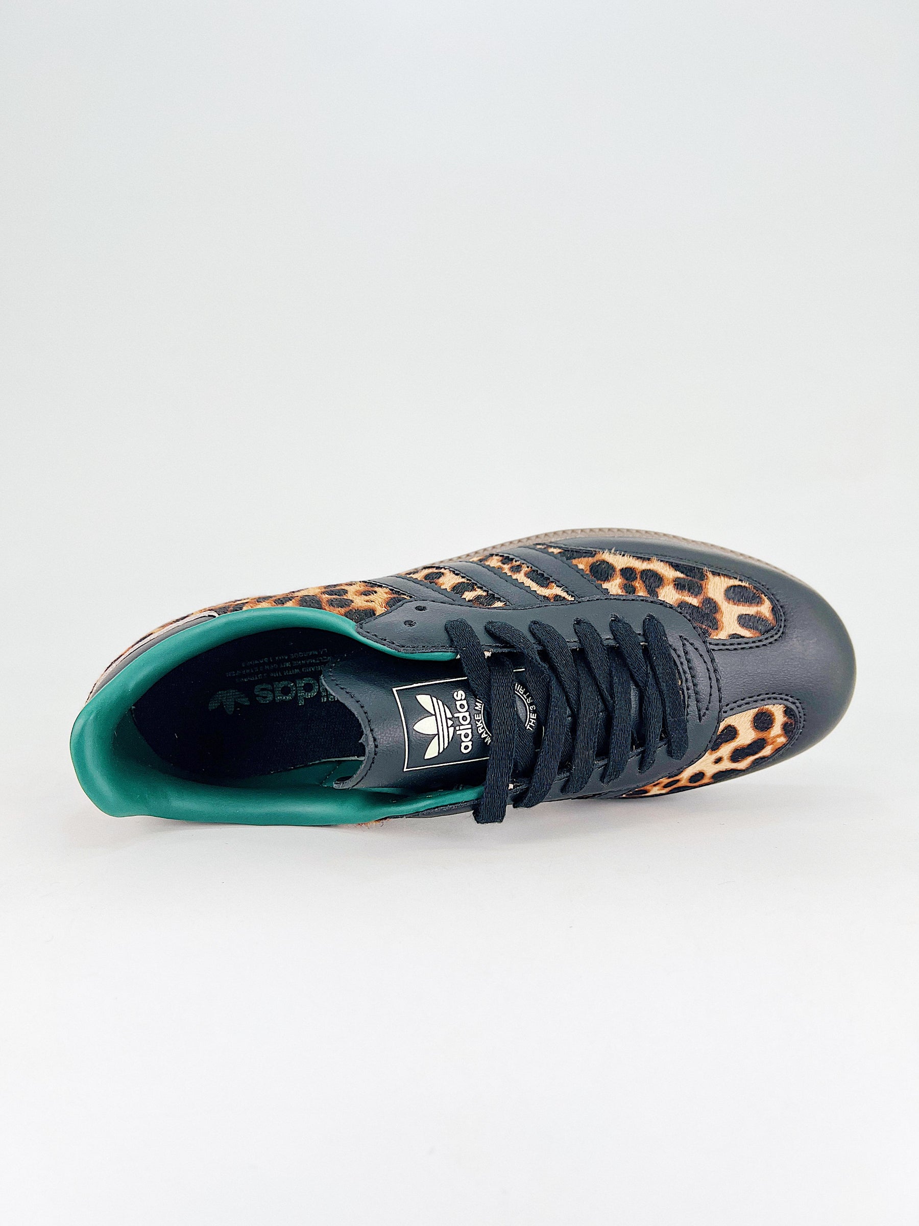 Adidas Samba OG Black Green Leopard