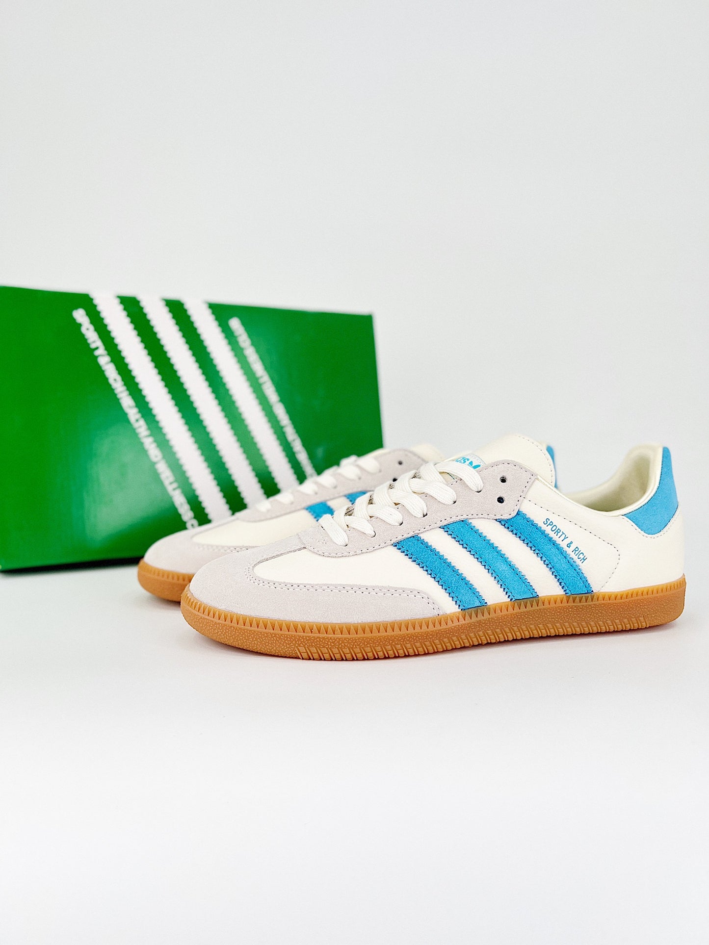 Sporty & Rich x Adidas Samba OG Cream White