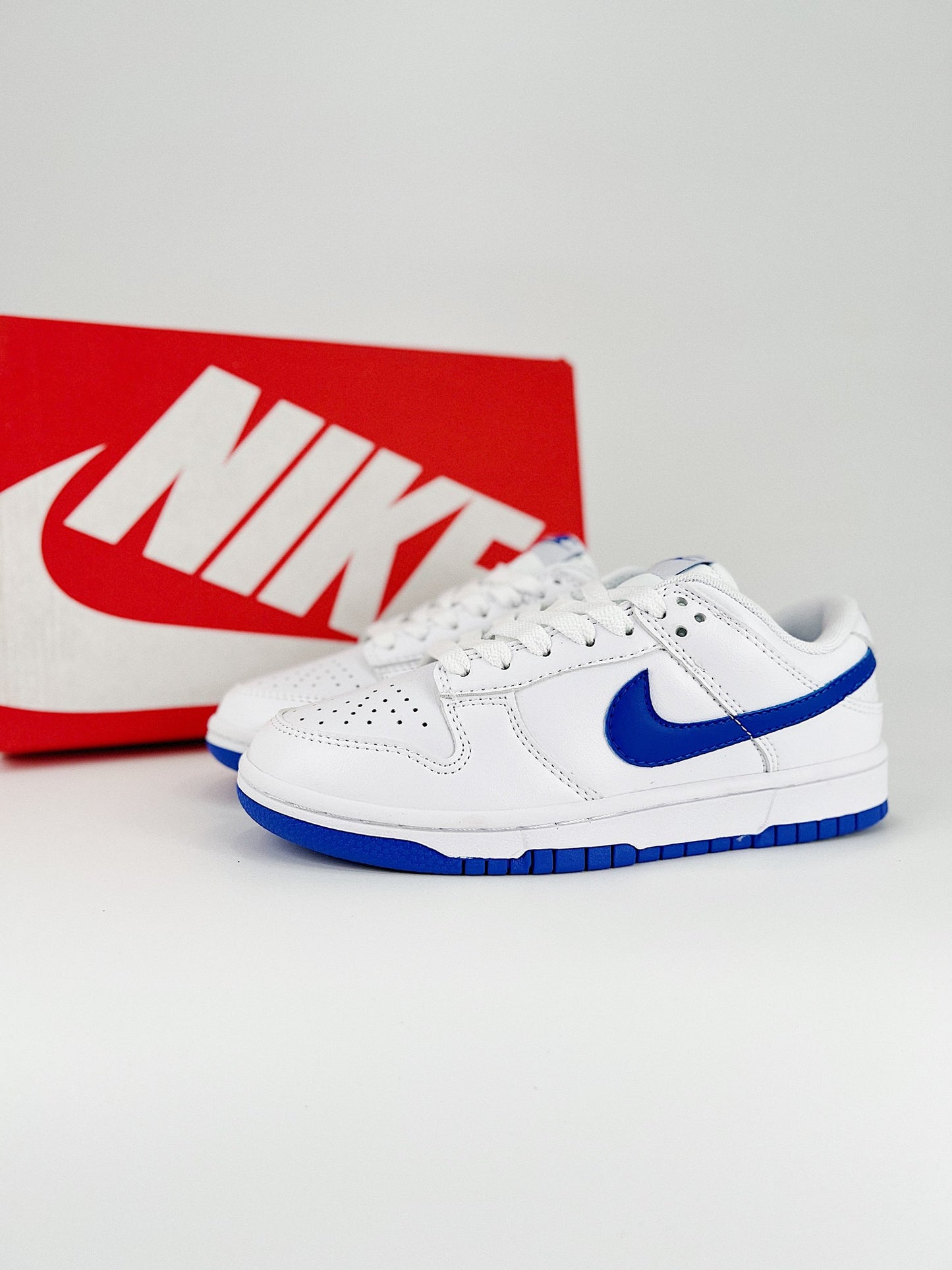 Nike Dunk Low White Hyper Royal