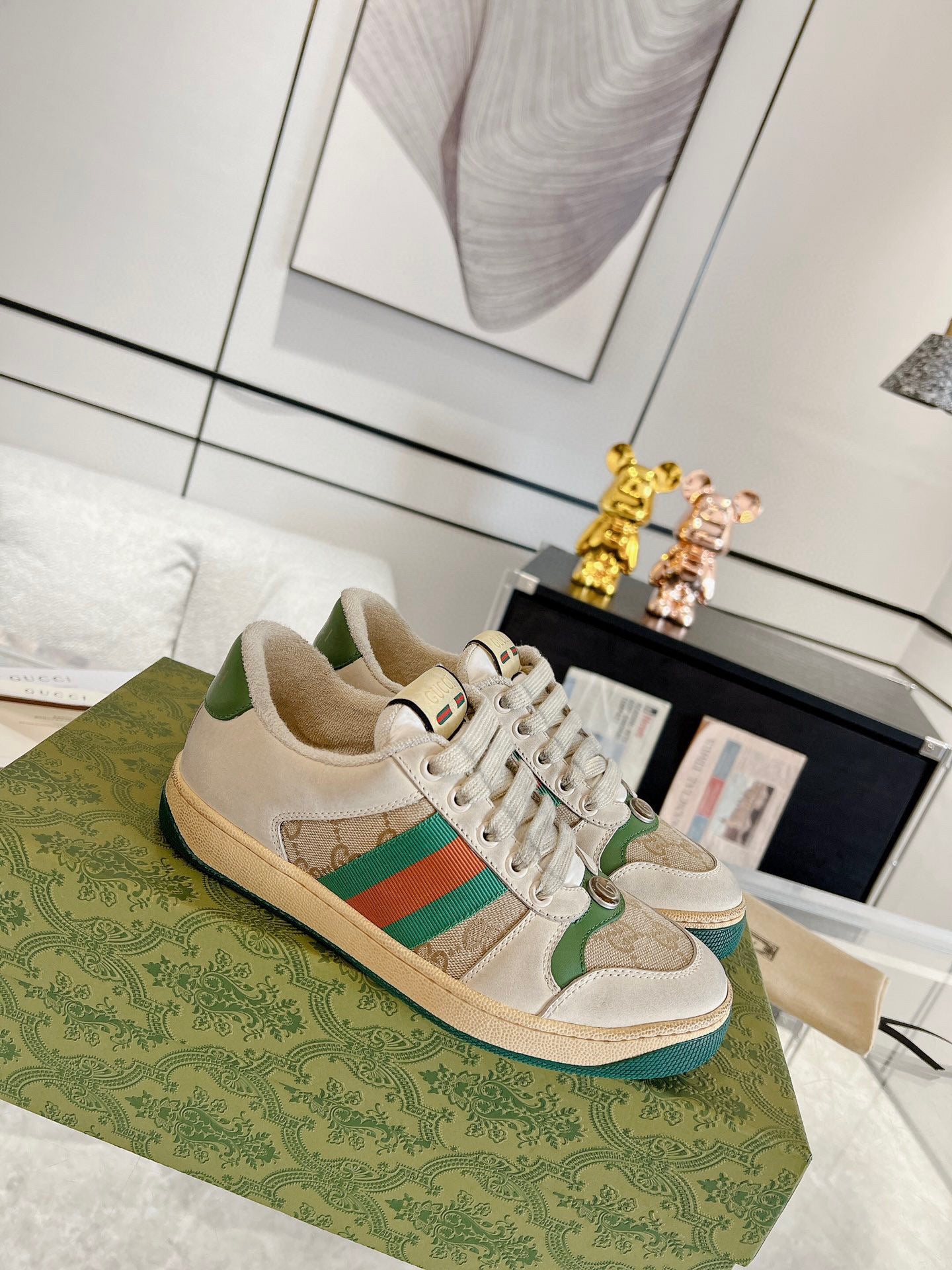 Tênis Gucci Screener GG Monogram Supreme