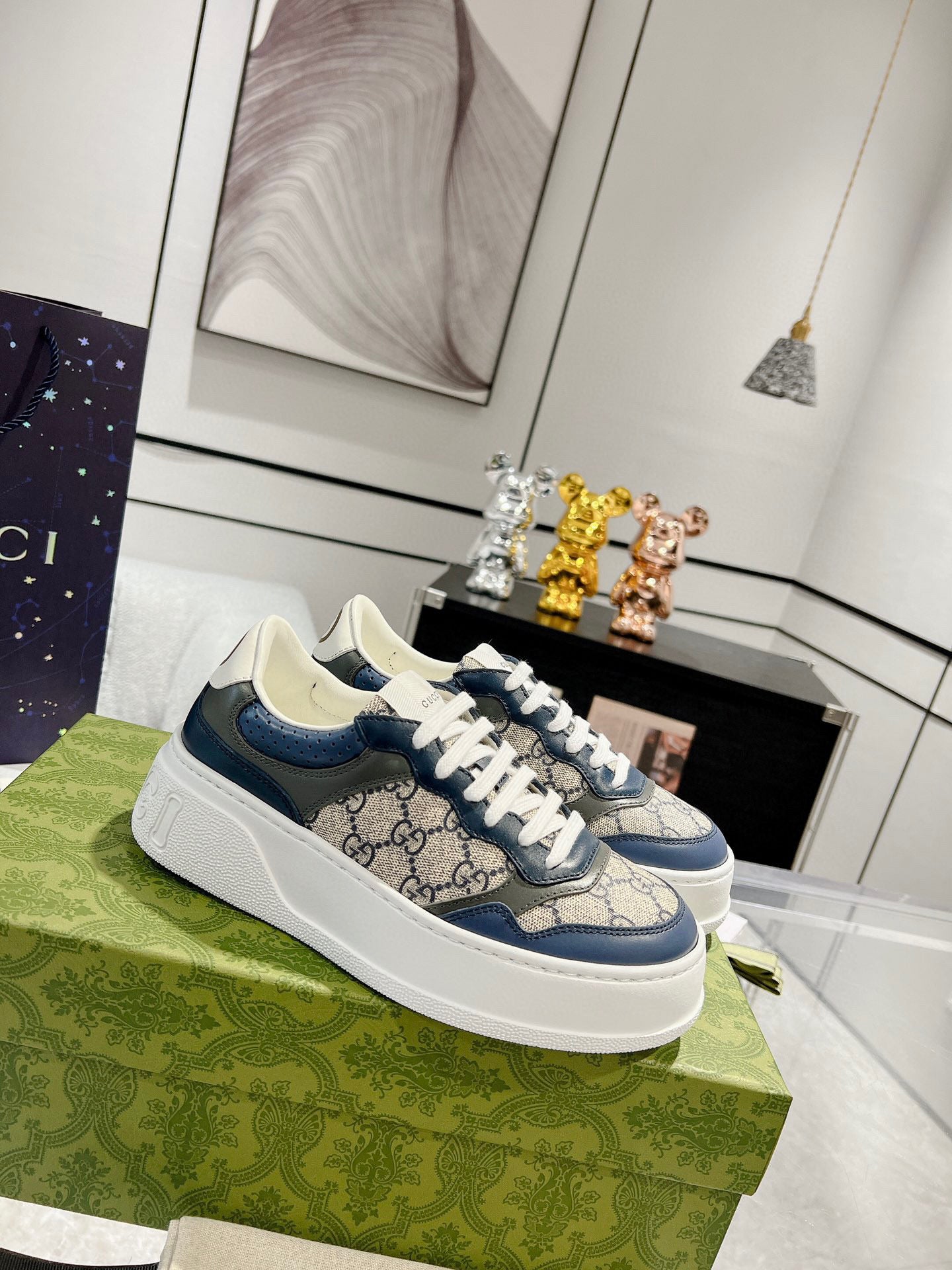 Tênis Gucci GG Sneaker Blue