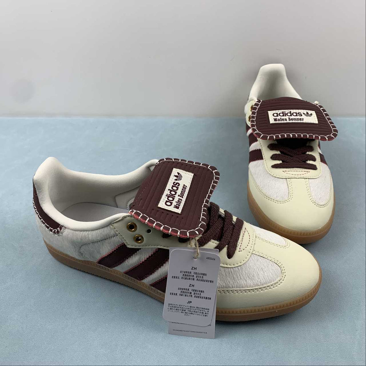 Wales Bonner x Adidas Samba Low Pony Tonal