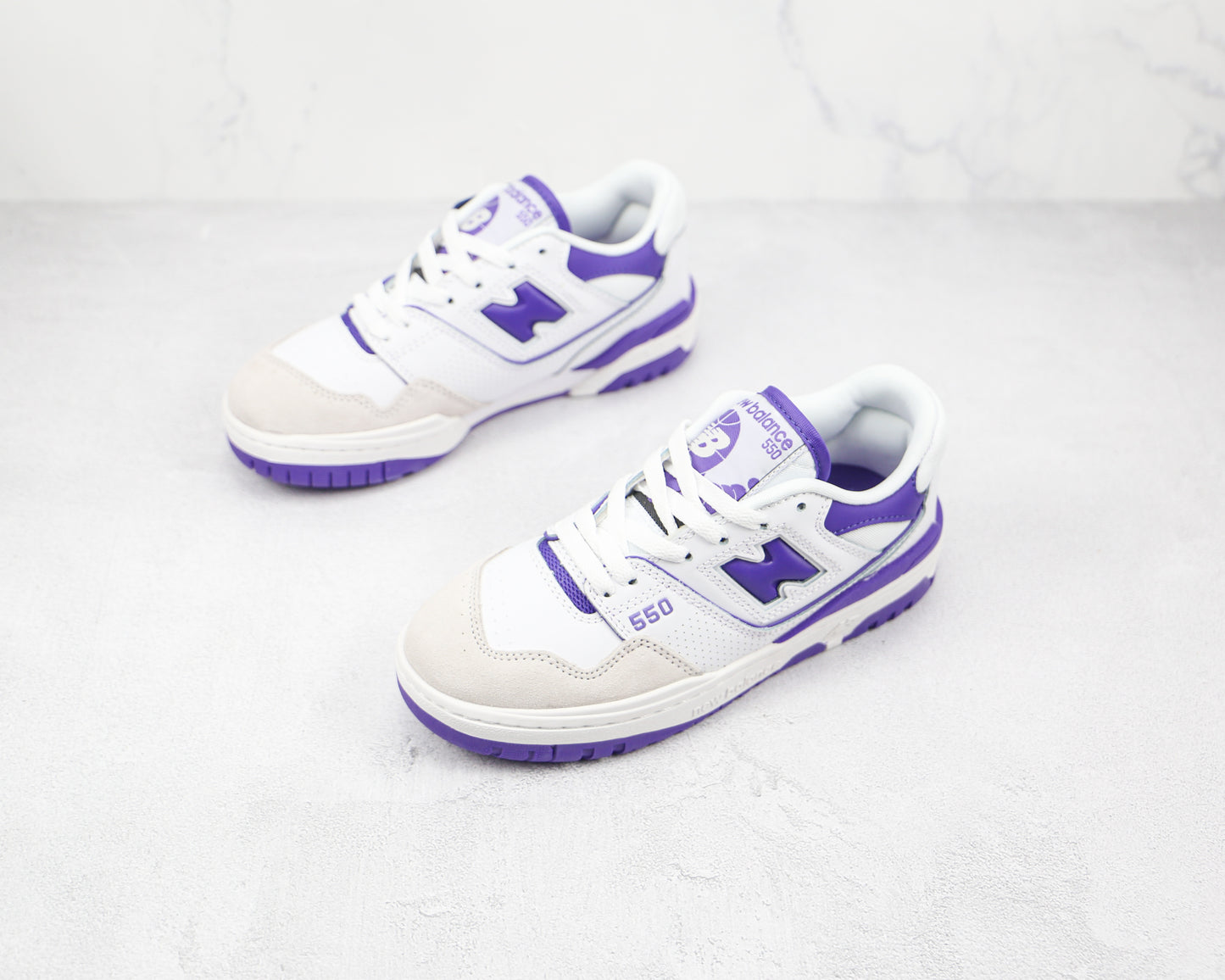 New balance 550 White And Purple