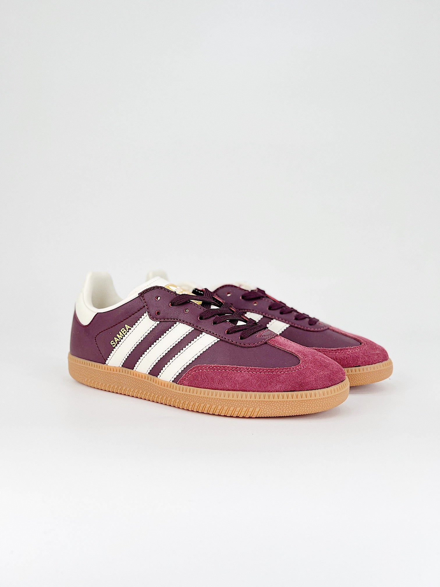 Adidas Samba OG Maroon Cream White