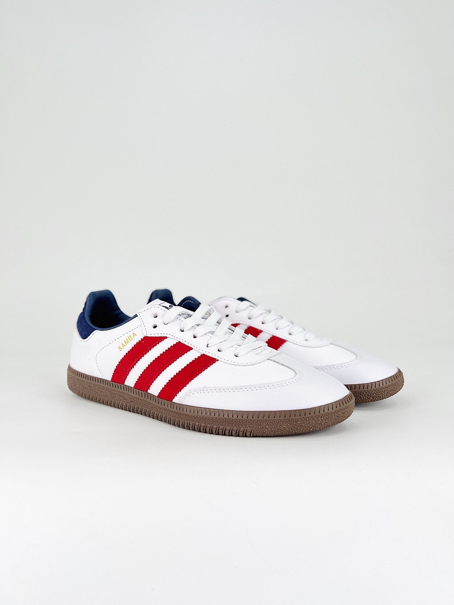 Adidas Samba OG Core White Team Victory Red Night Indigo