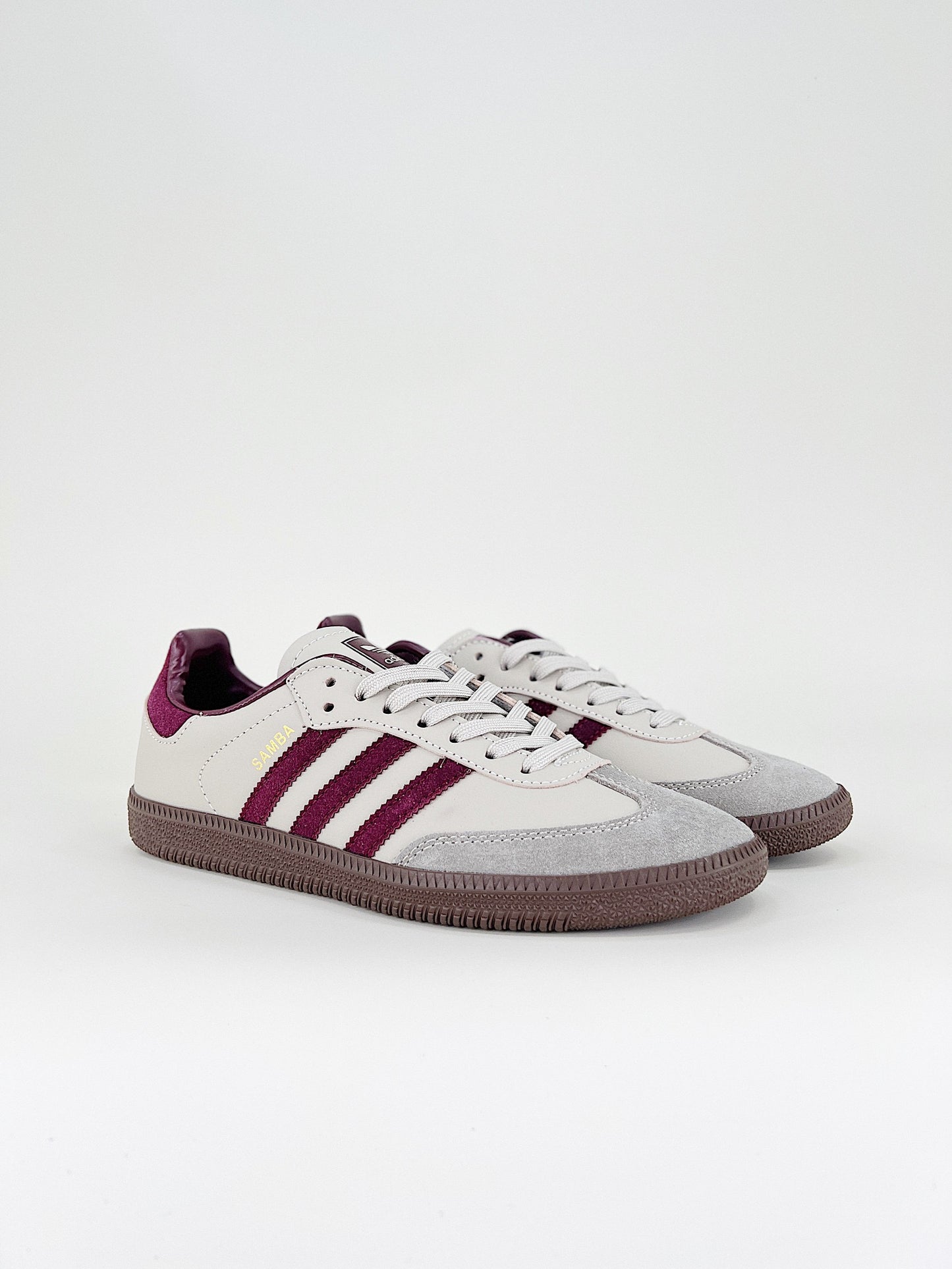 Adidas Samba OG Putty Grey Maroon