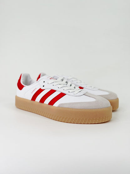 Adidas Sambae Cloud White Better Scarlet
