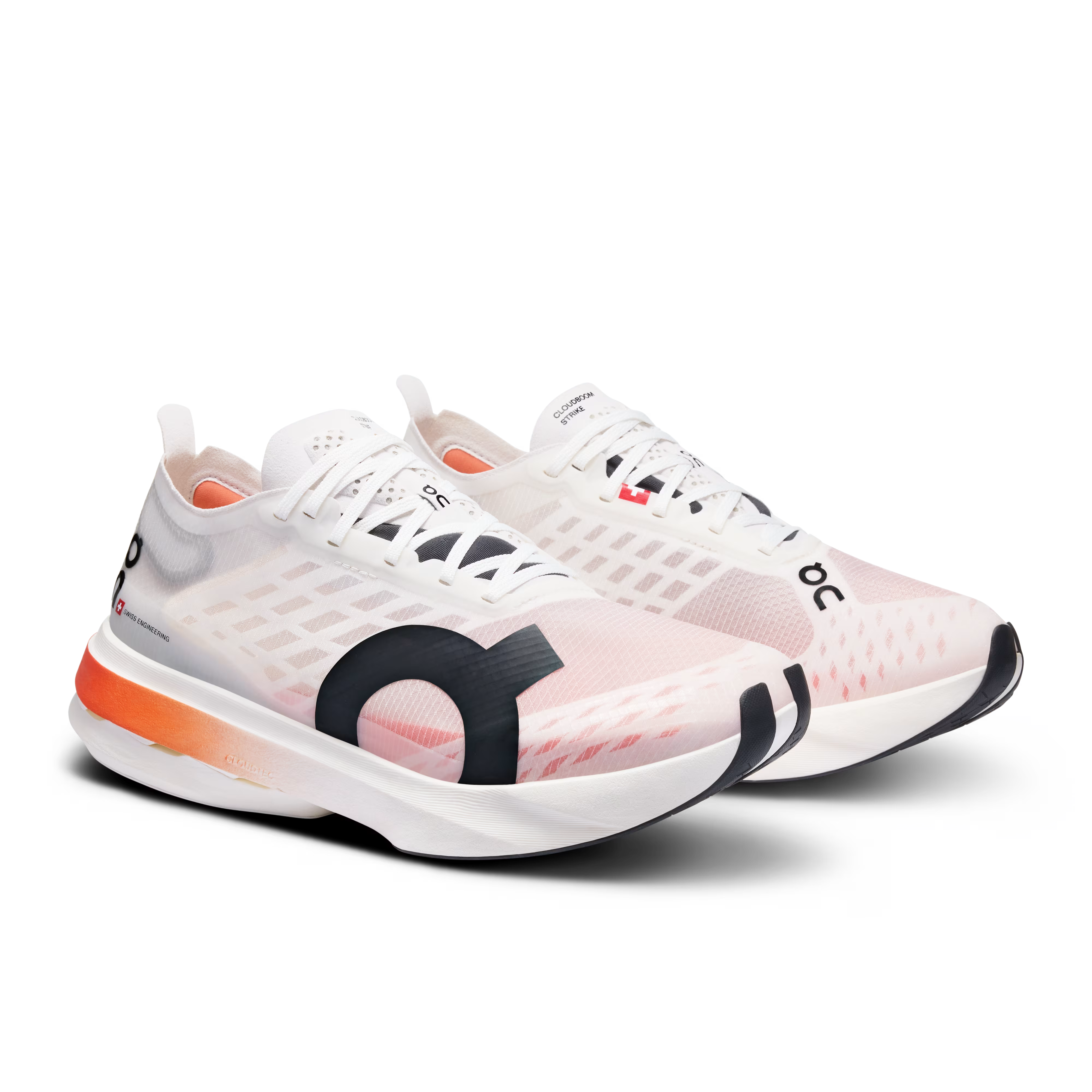 On Running Cloudboom Strike White Black