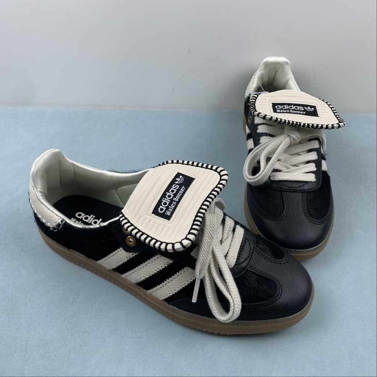 Wales Bonner x Adidas Samba Low Pony Tonal Core Black