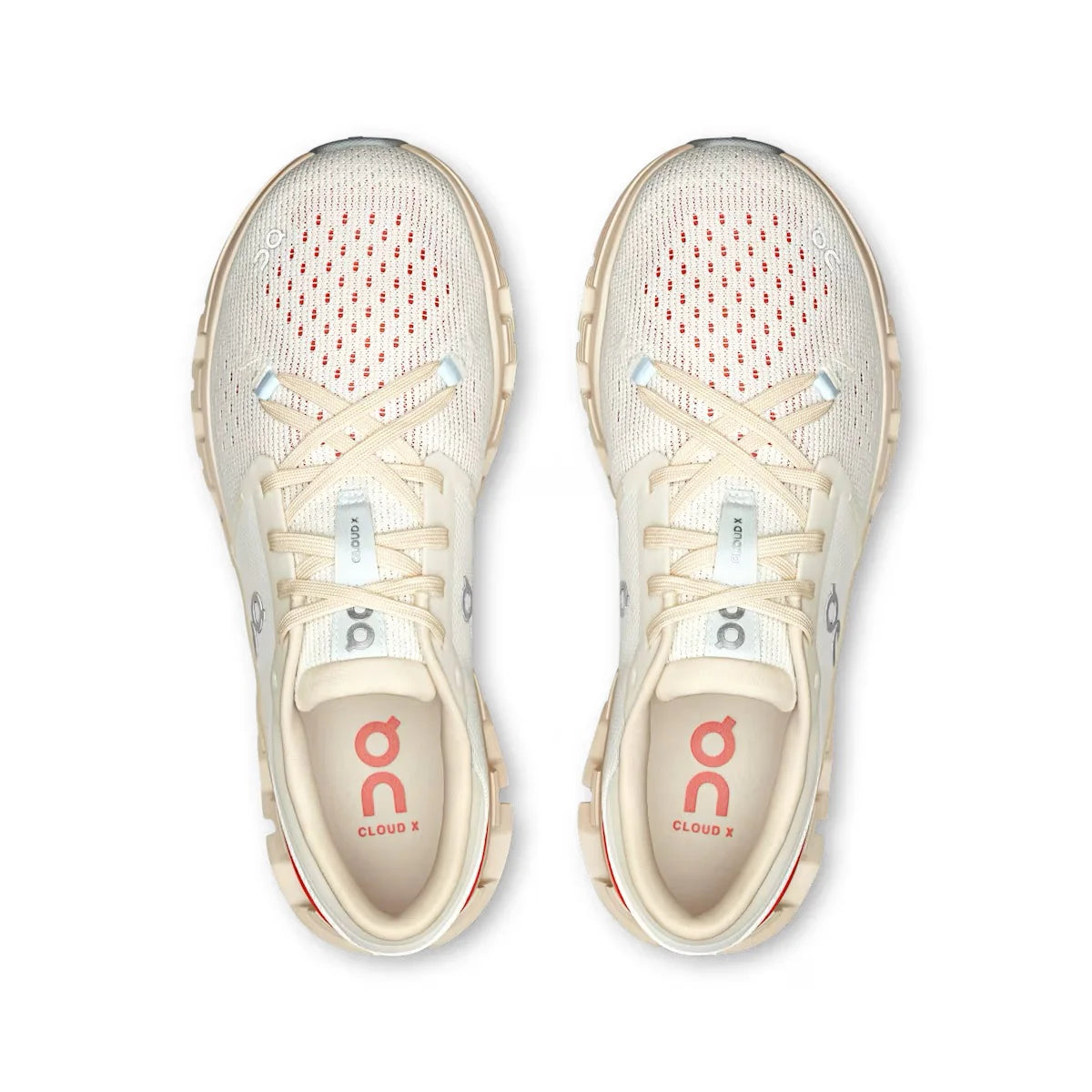 On Running Cloud X 4 Ivory Salmon