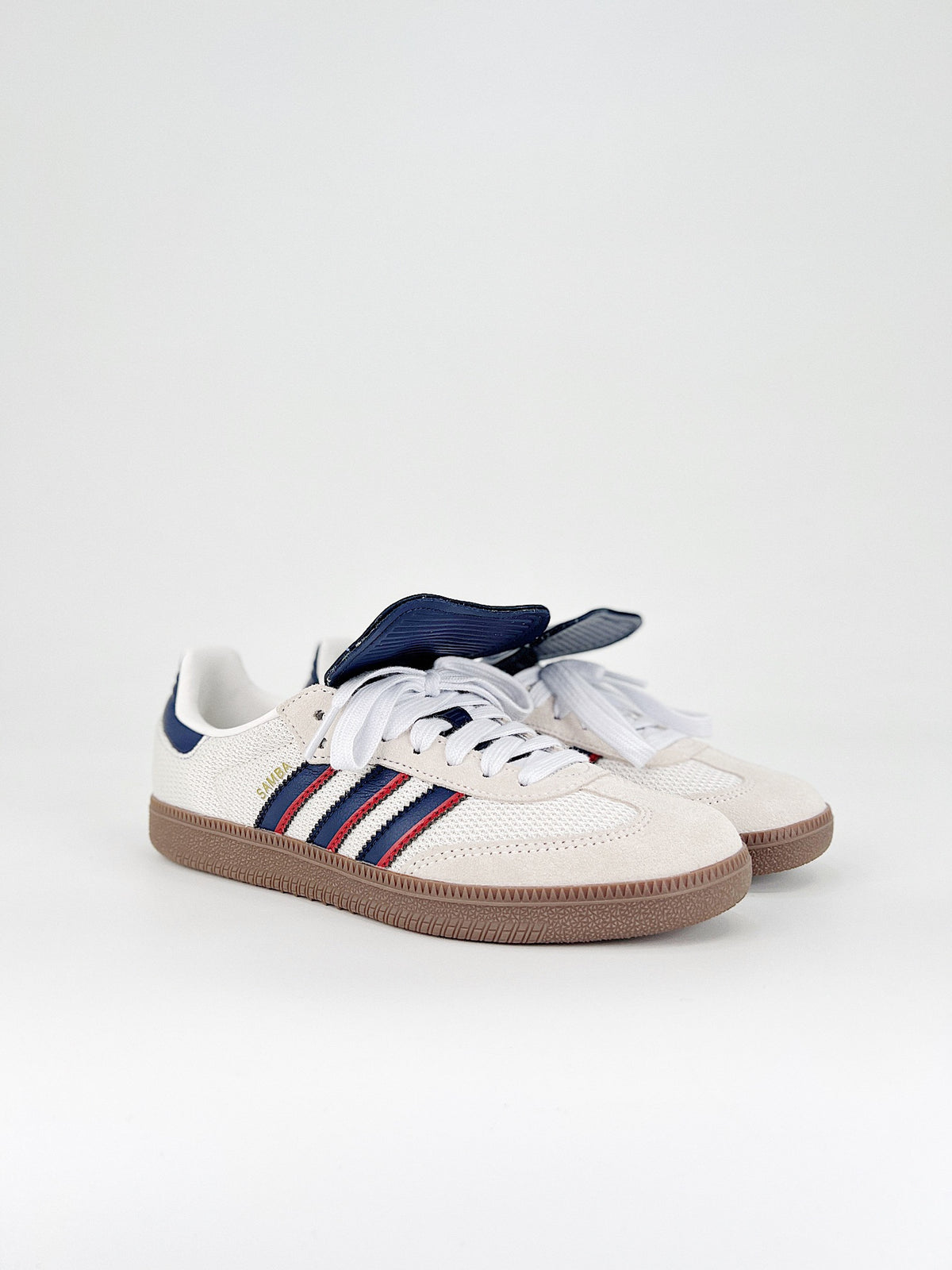 Adidas Samba OG Crystal White Dark Blue
