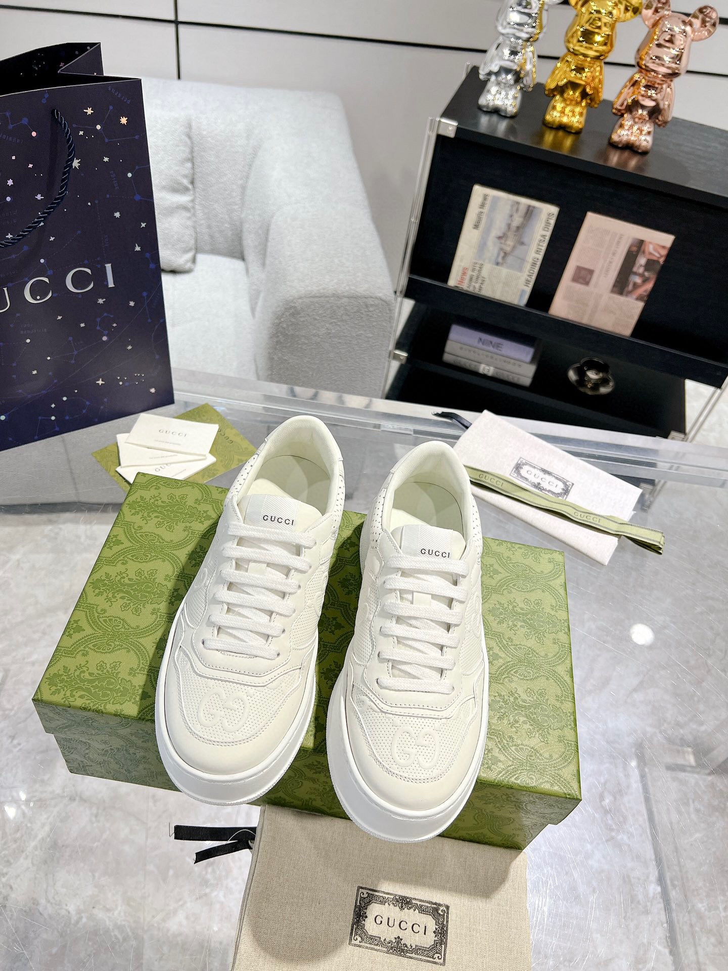 Tênis Gucci GG Sneaker White