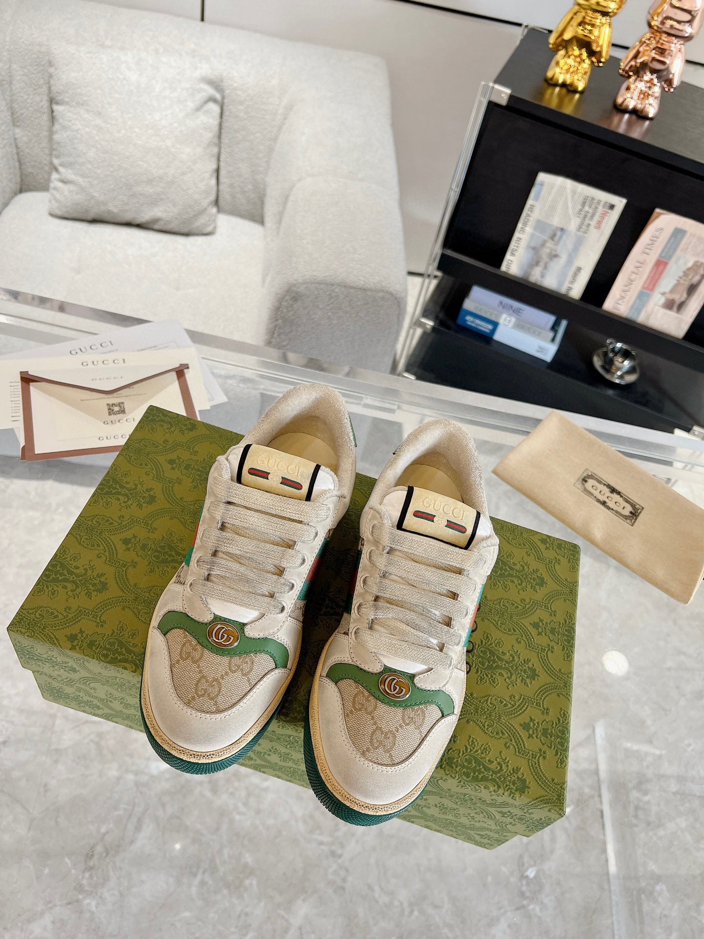 Tênis Gucci Screener GG Monogram Supreme