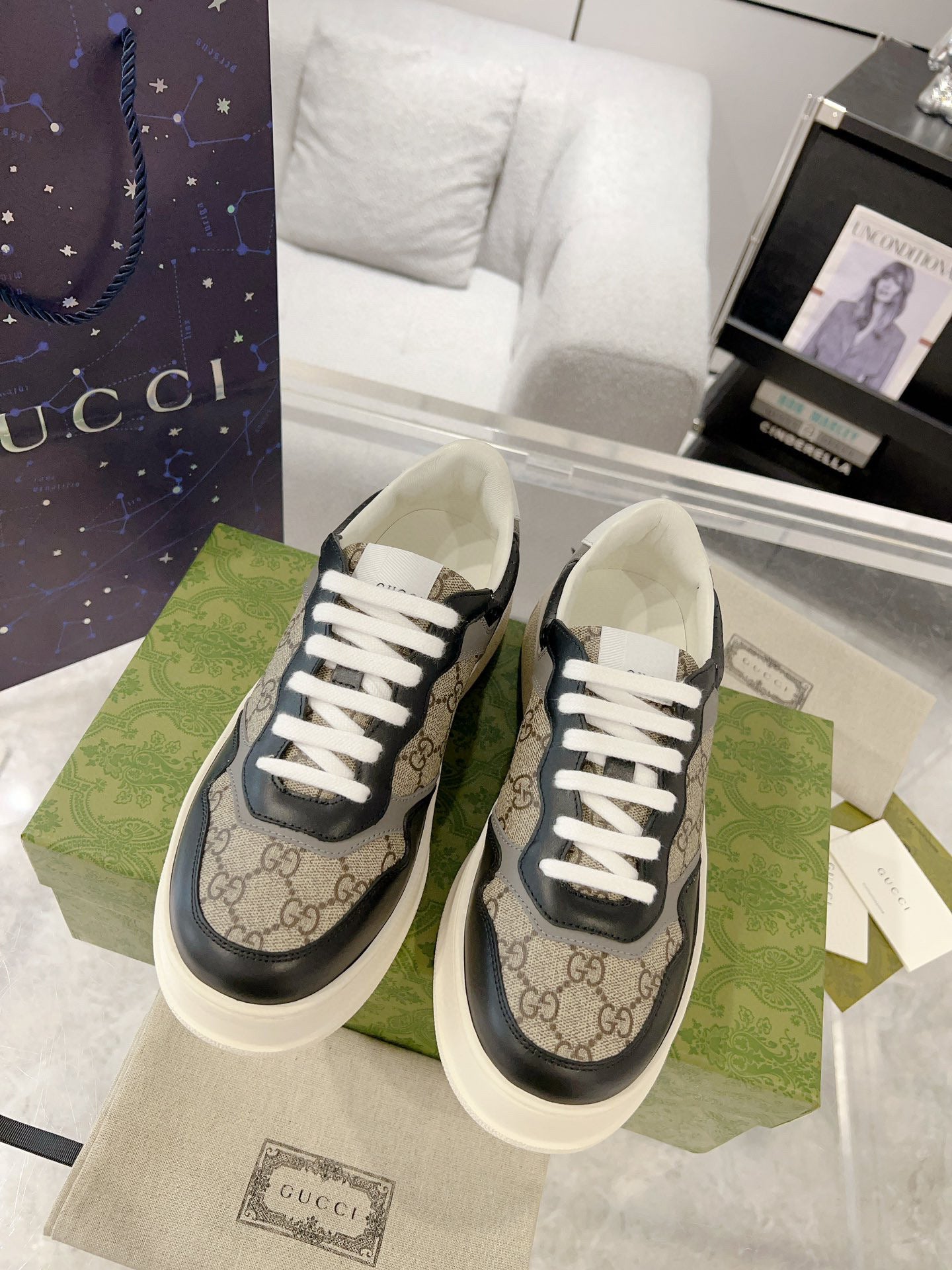 Tênis Gucci GG Sneaker Grey
