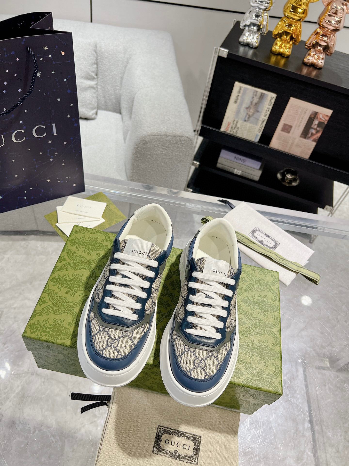 Tênis Gucci GG Sneaker Blue