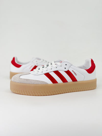 Adidas Sambae Cloud White Better Scarlet