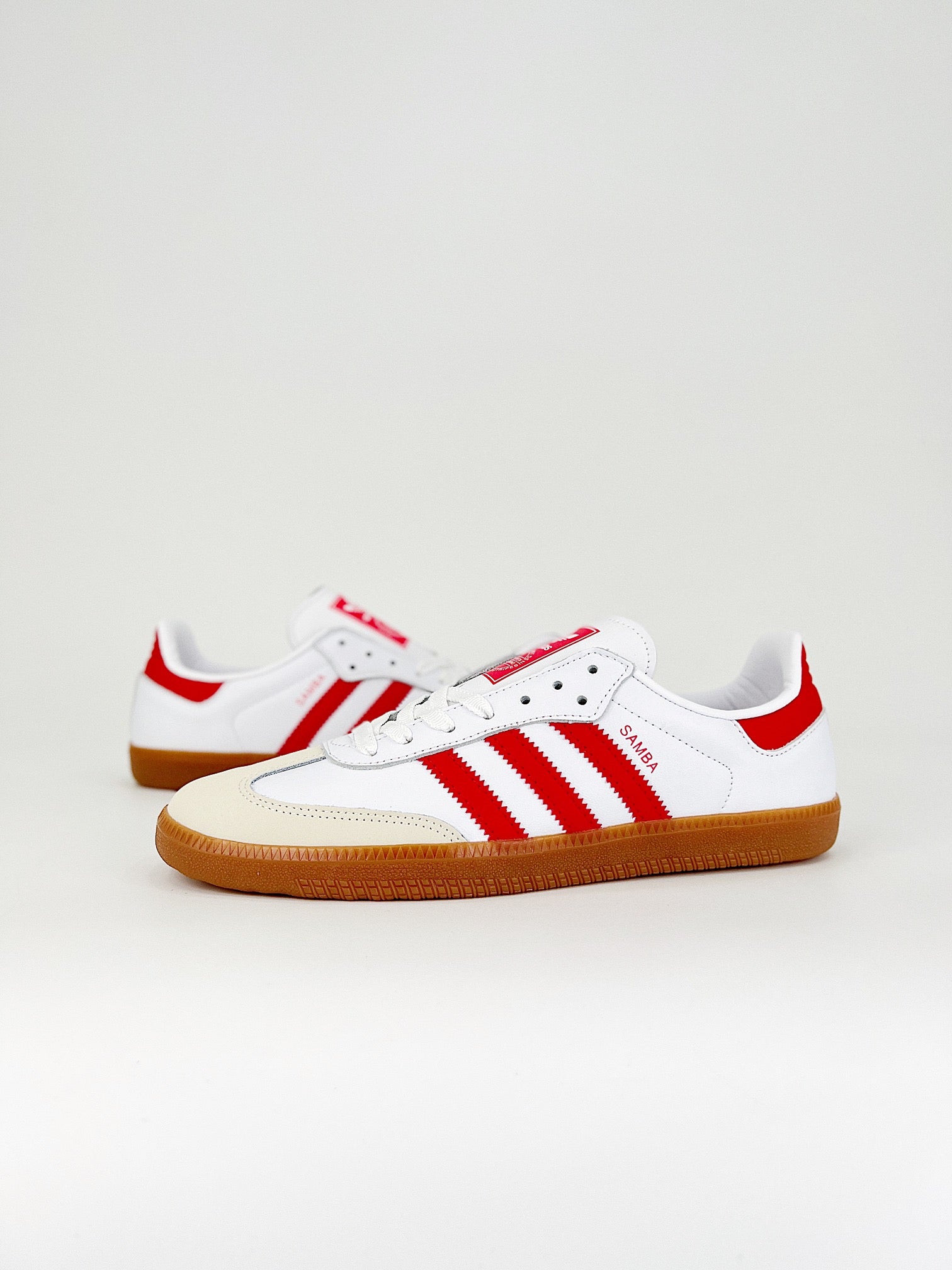 Adidas Samba Cloud White Solar Red