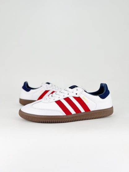 Adidas Samba OG Core White Team Victory Red Night Indigo