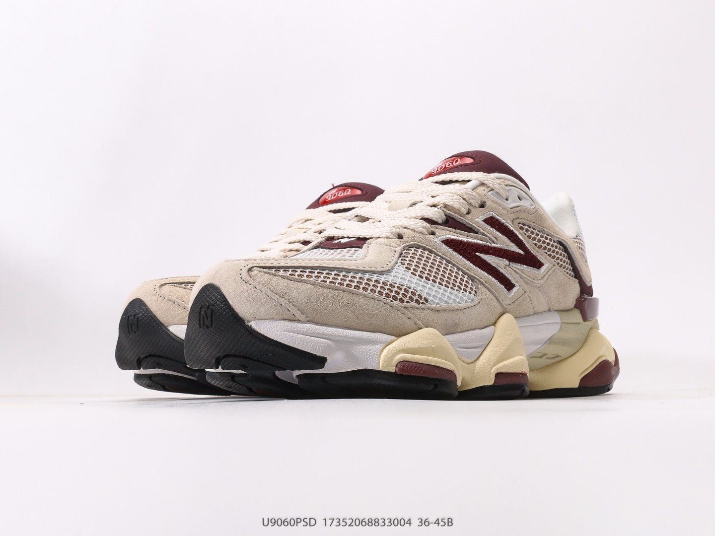 New Balance 9060 Bege/Bordô