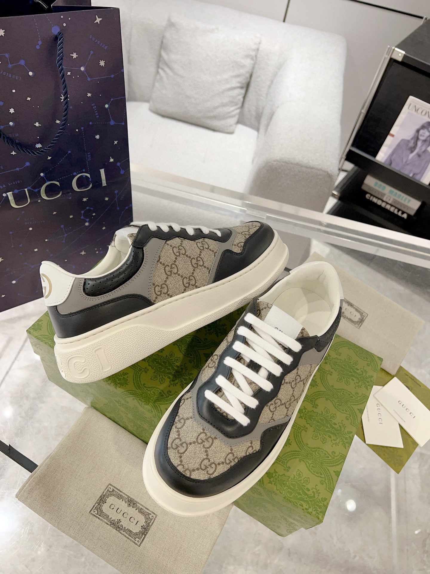 Tênis Gucci GG Sneaker Grey