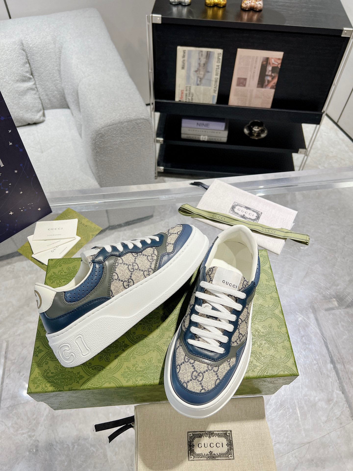 Tênis Gucci GG Sneaker Blue