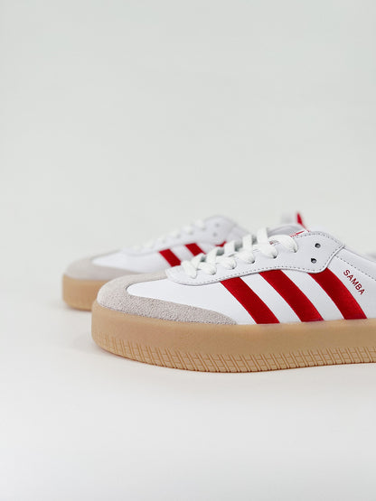 Adidas Sambae Cloud White Better Scarlet