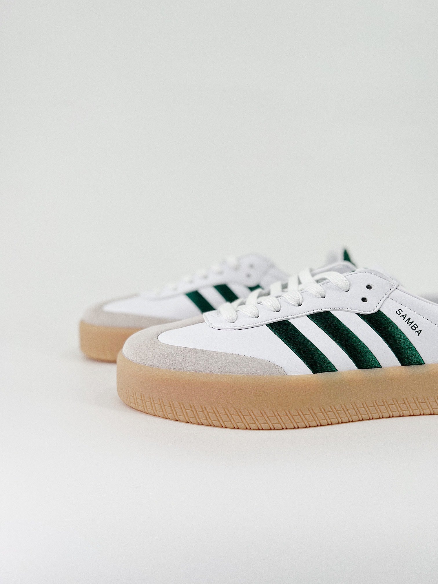 Adidas Sambae Cloud White Collegiate Green