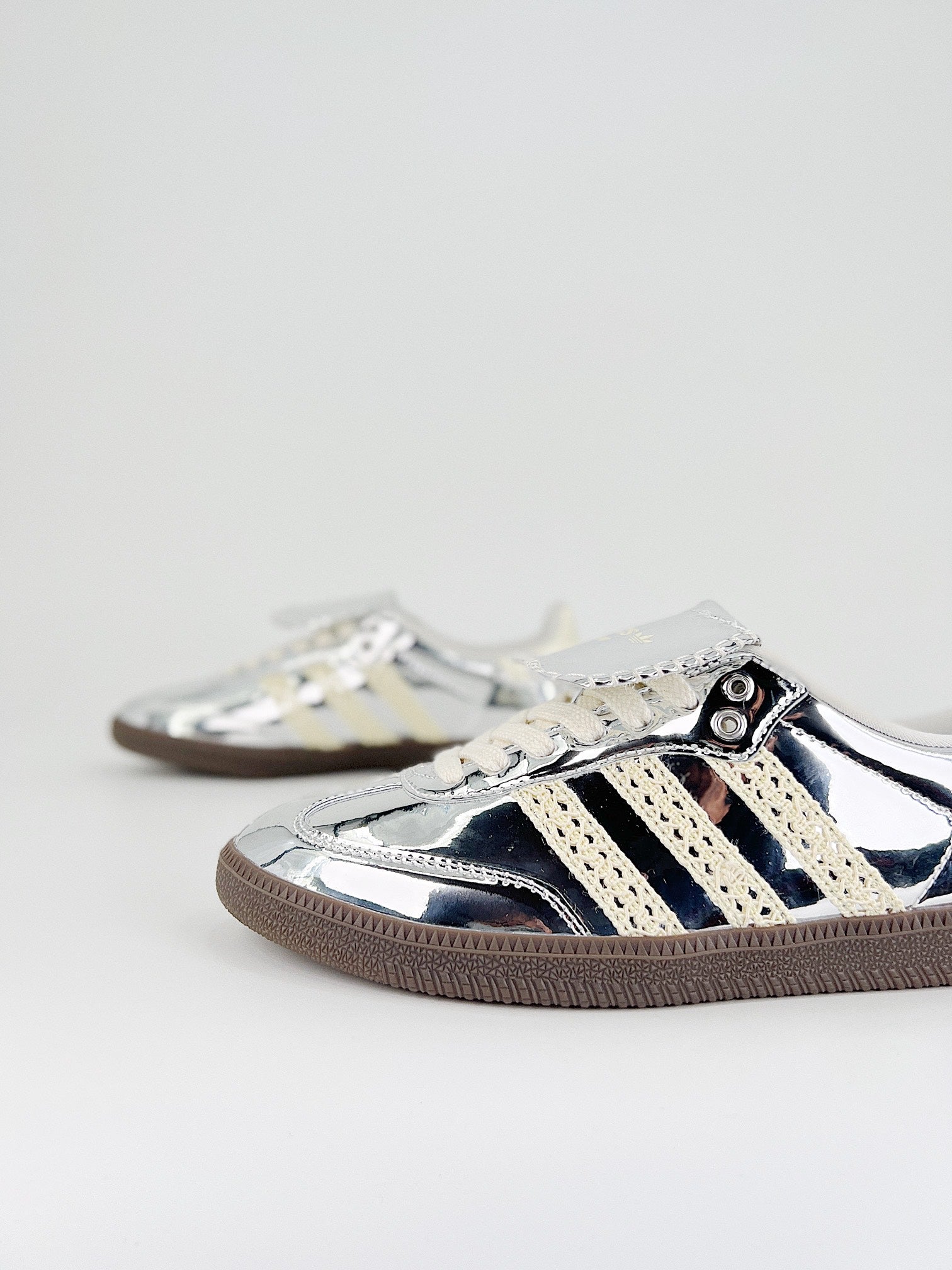 Wales Bonner x Adidas Samba Silver Metallic