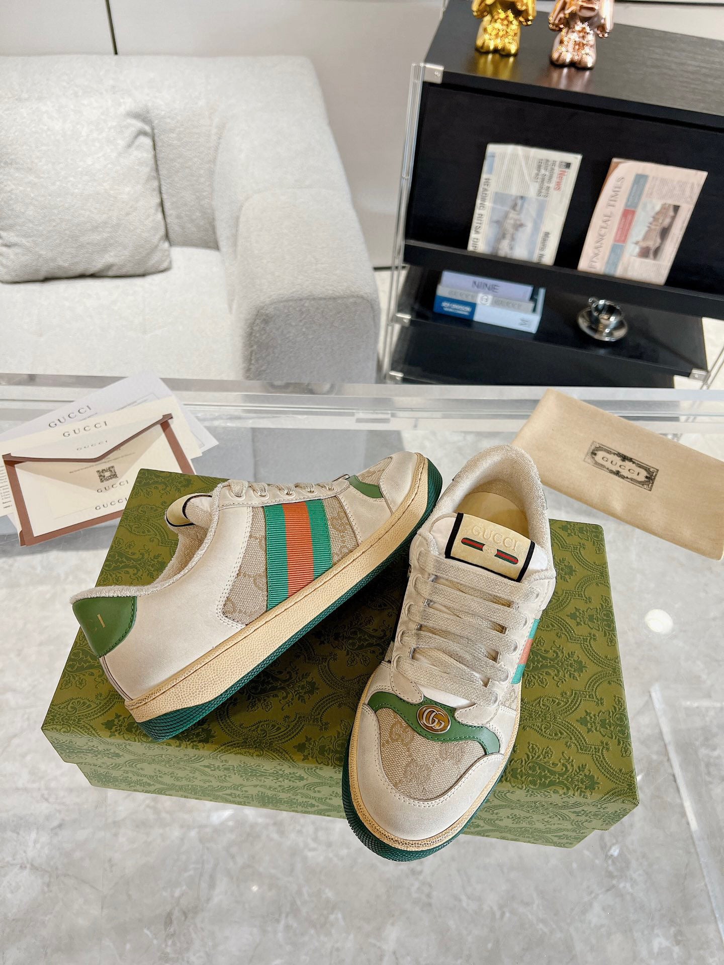 Tênis Gucci Screener GG Monogram Supreme