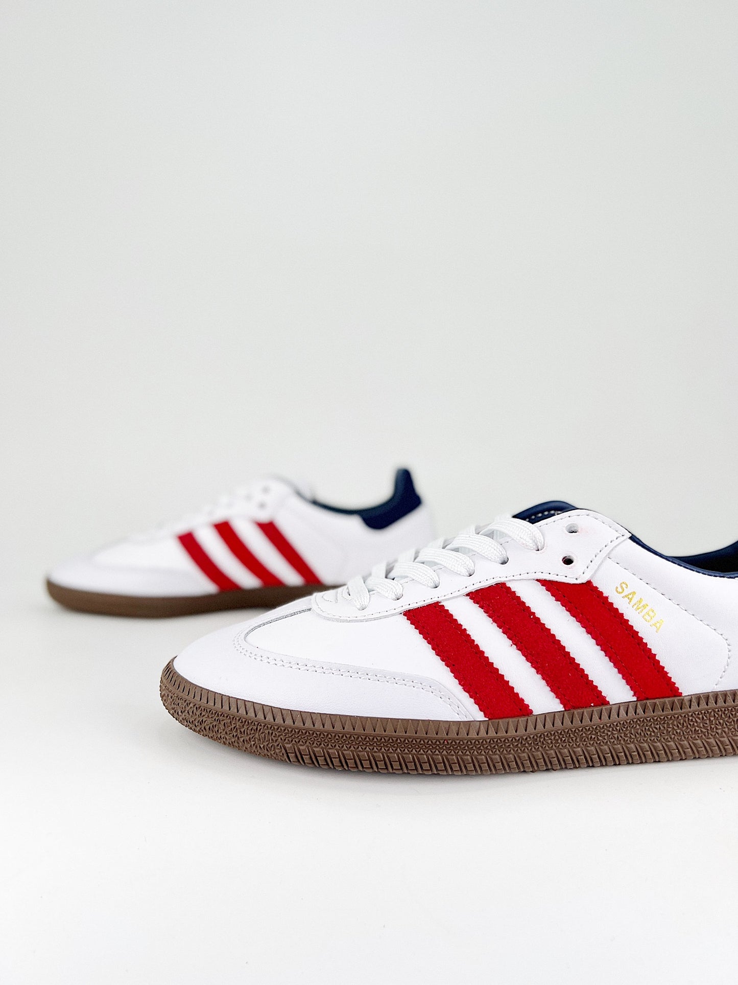 Adidas Samba OG Core White Team Victory Red Night Indigo