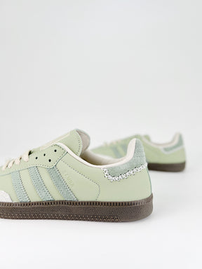 Maha x Adidas Samba OG Half Green