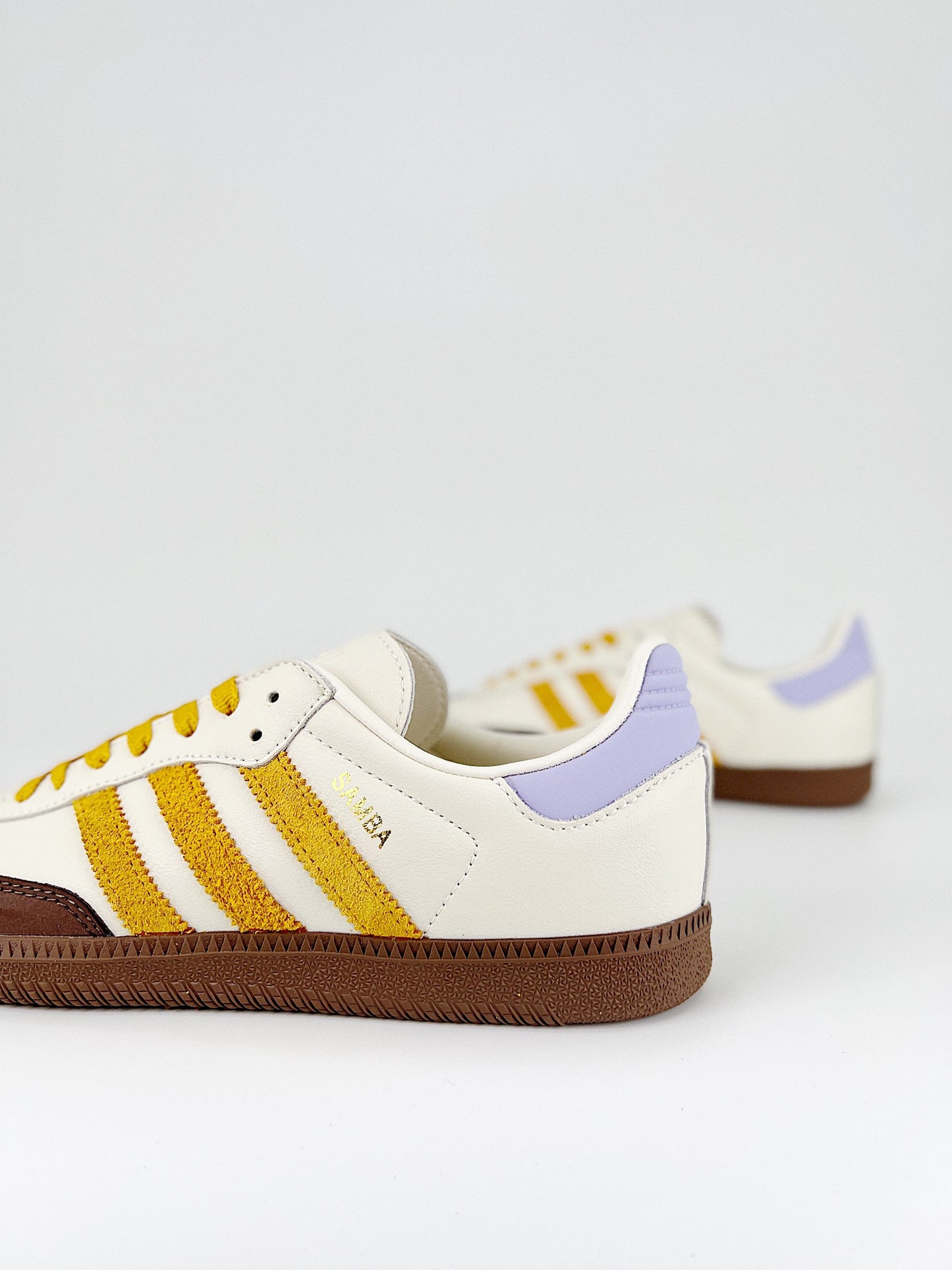 Adidas Samba OG Off White Oat Violet Tone