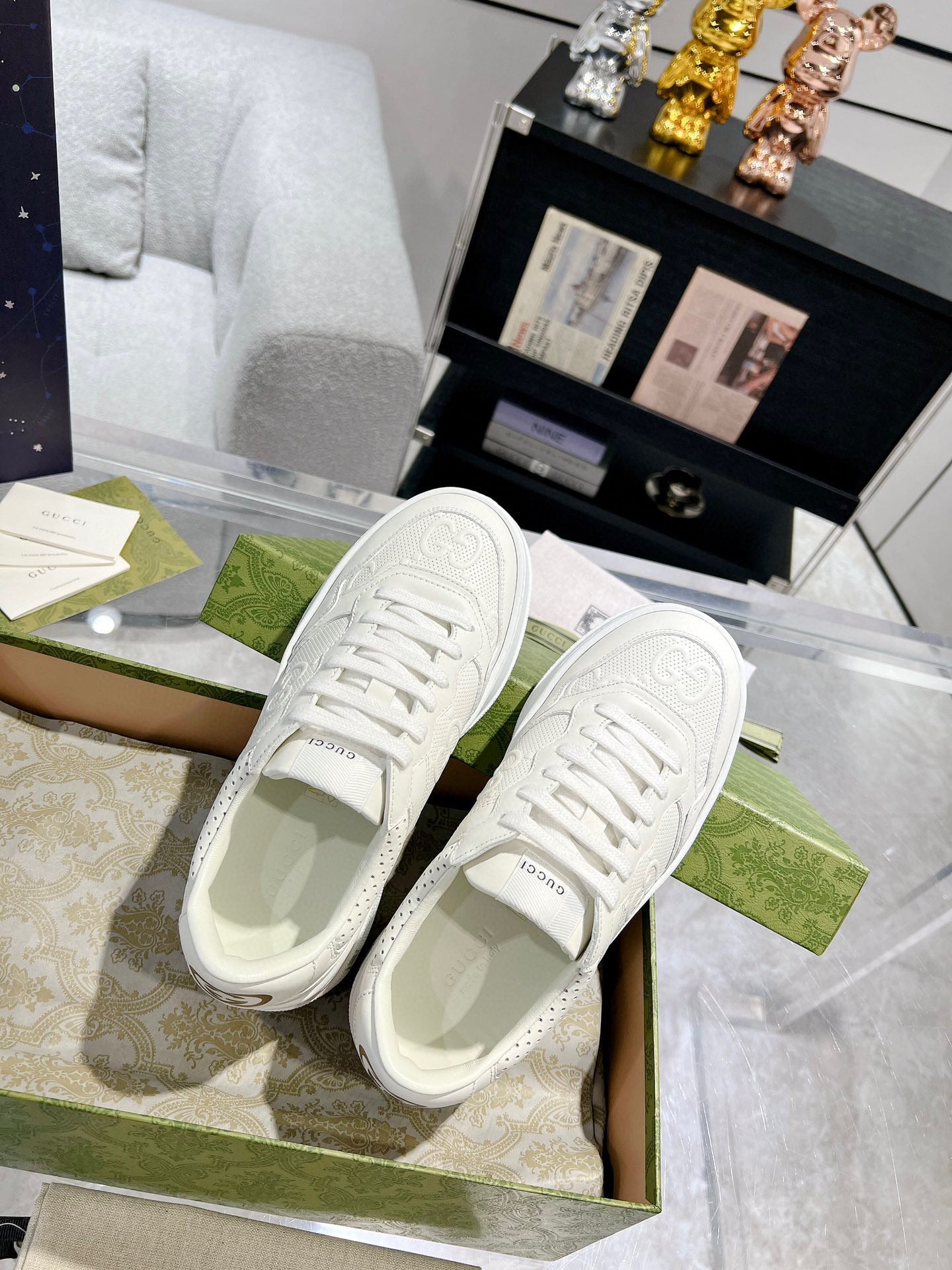 Tênis Gucci GG Sneaker White