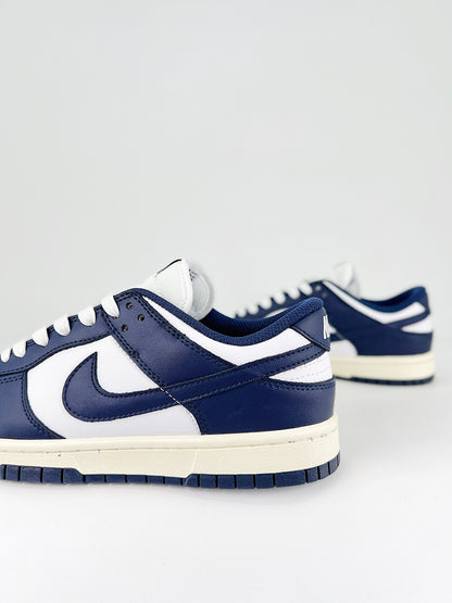 Nike Dunk Low Midnight Navy and White