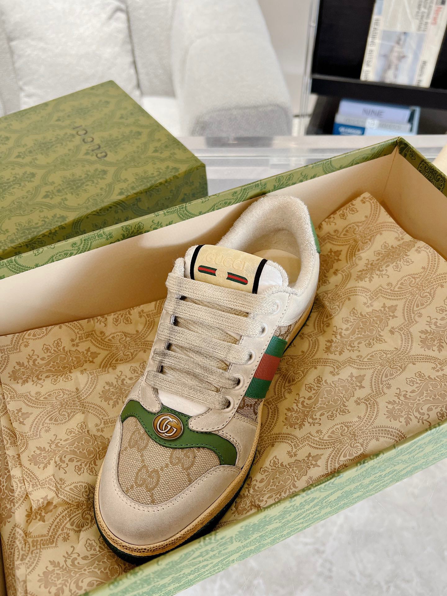 Tênis Gucci Screener GG Monogram Supreme