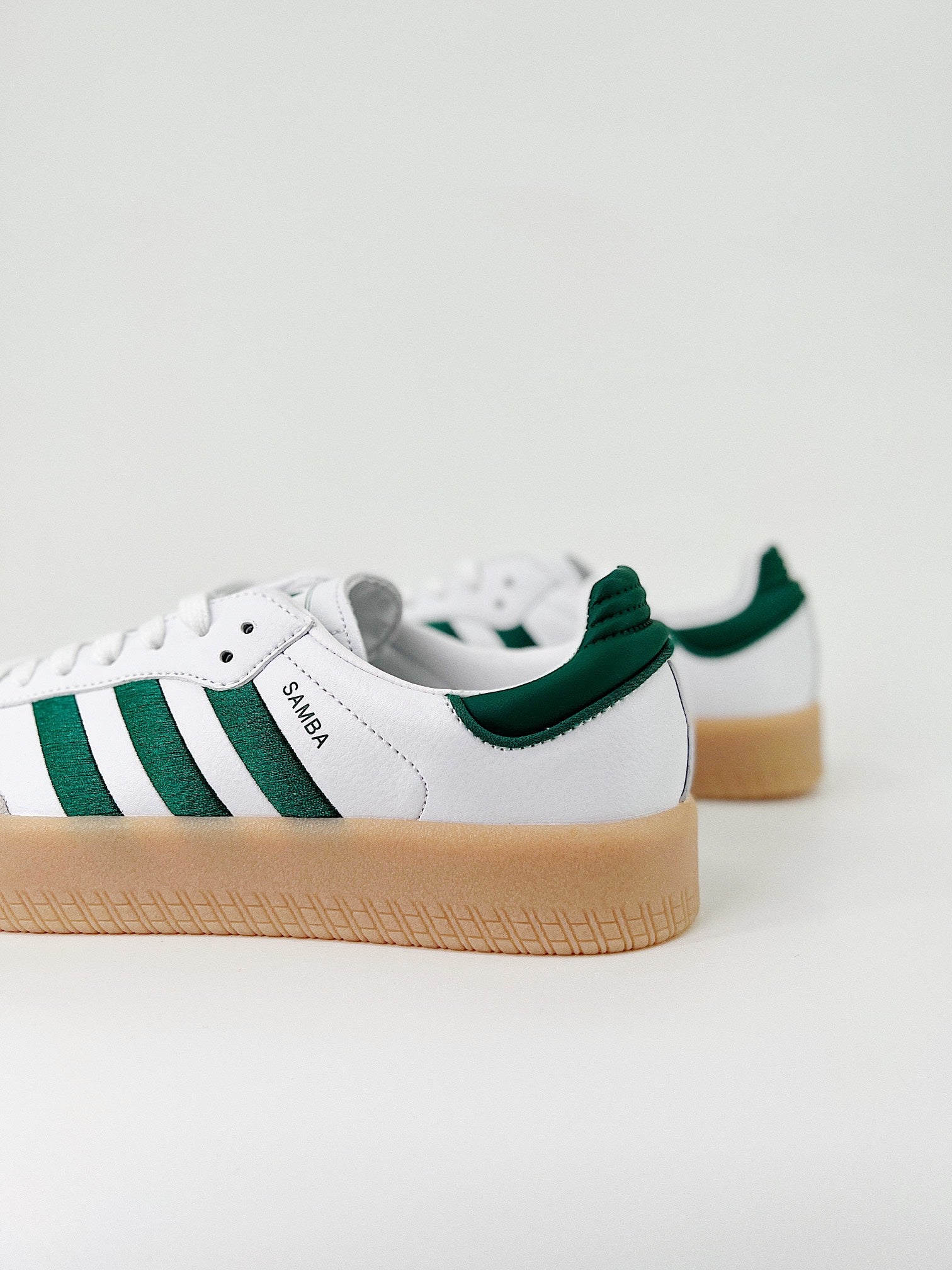 Adidas Sambae Cloud White Collegiate Green