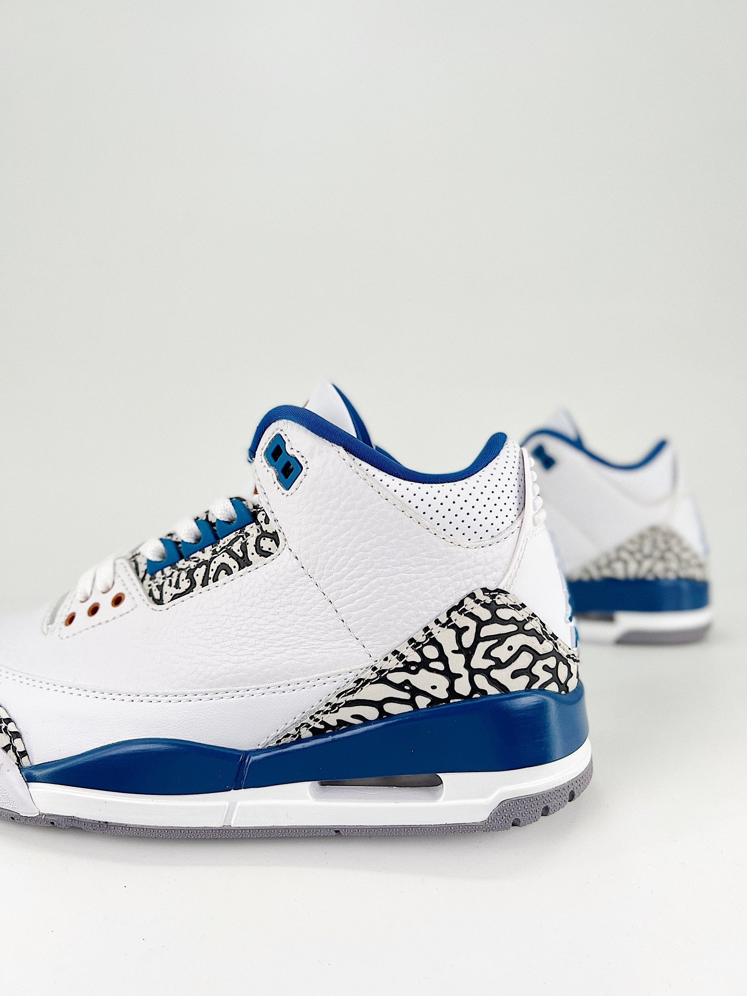 Air Jordan 3 Wizards True Blue and Copper