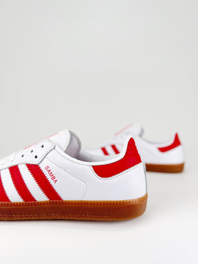 Adidas Samba Cloud White Solar Red