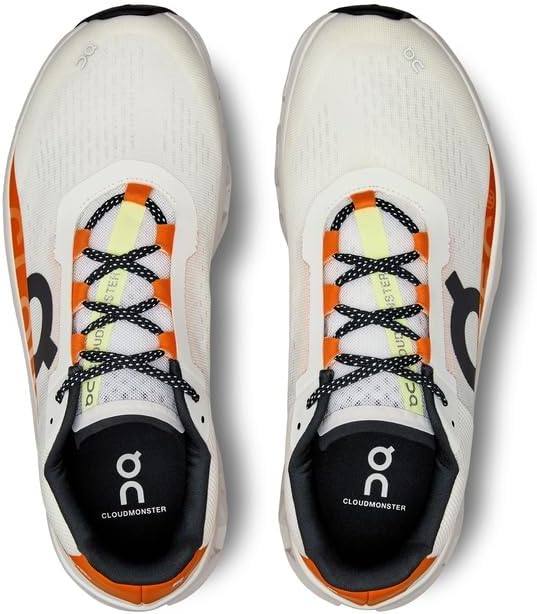 On Running Cloudmonster White Orange