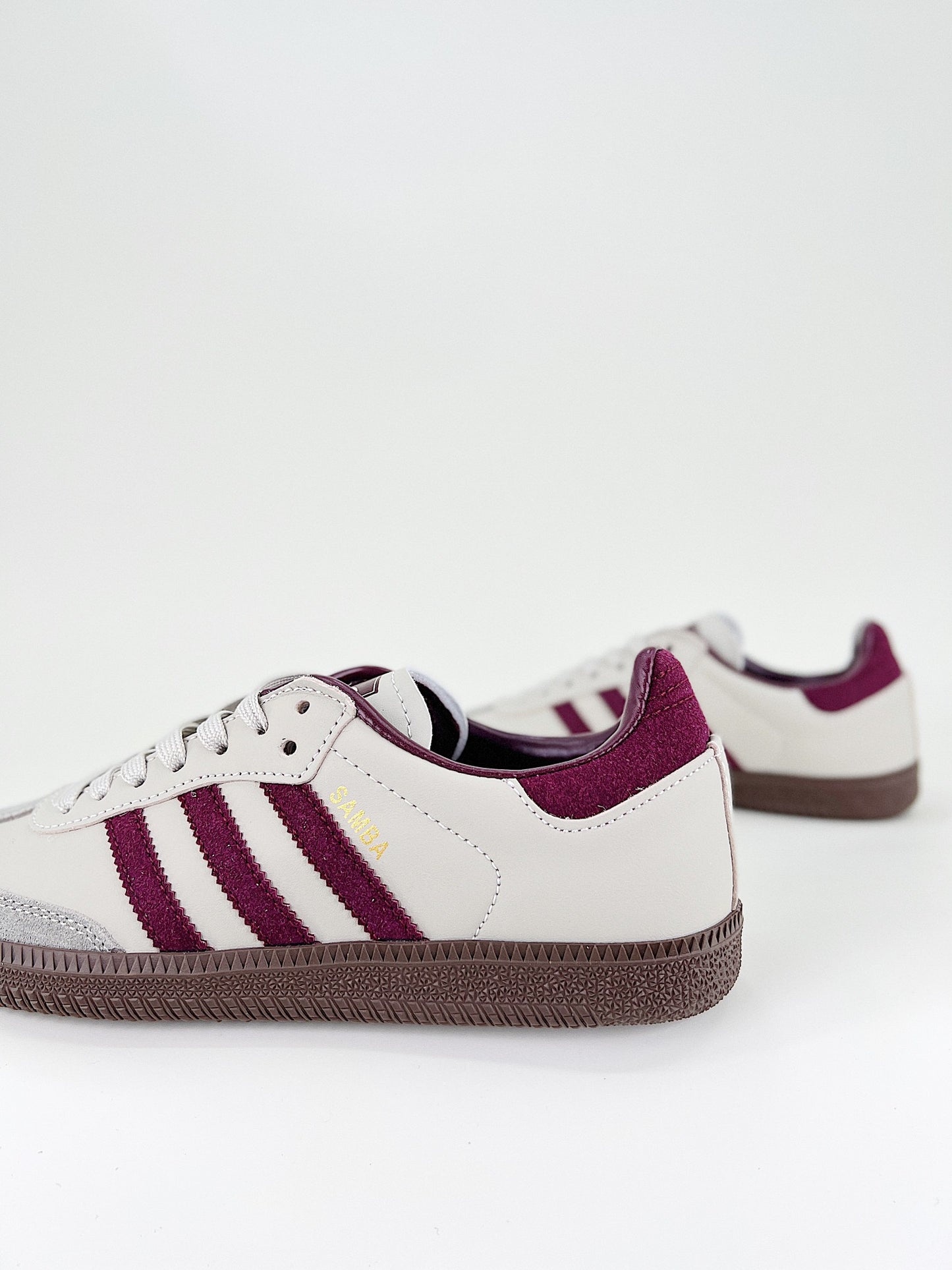Adidas Samba OG Putty Grey Maroon