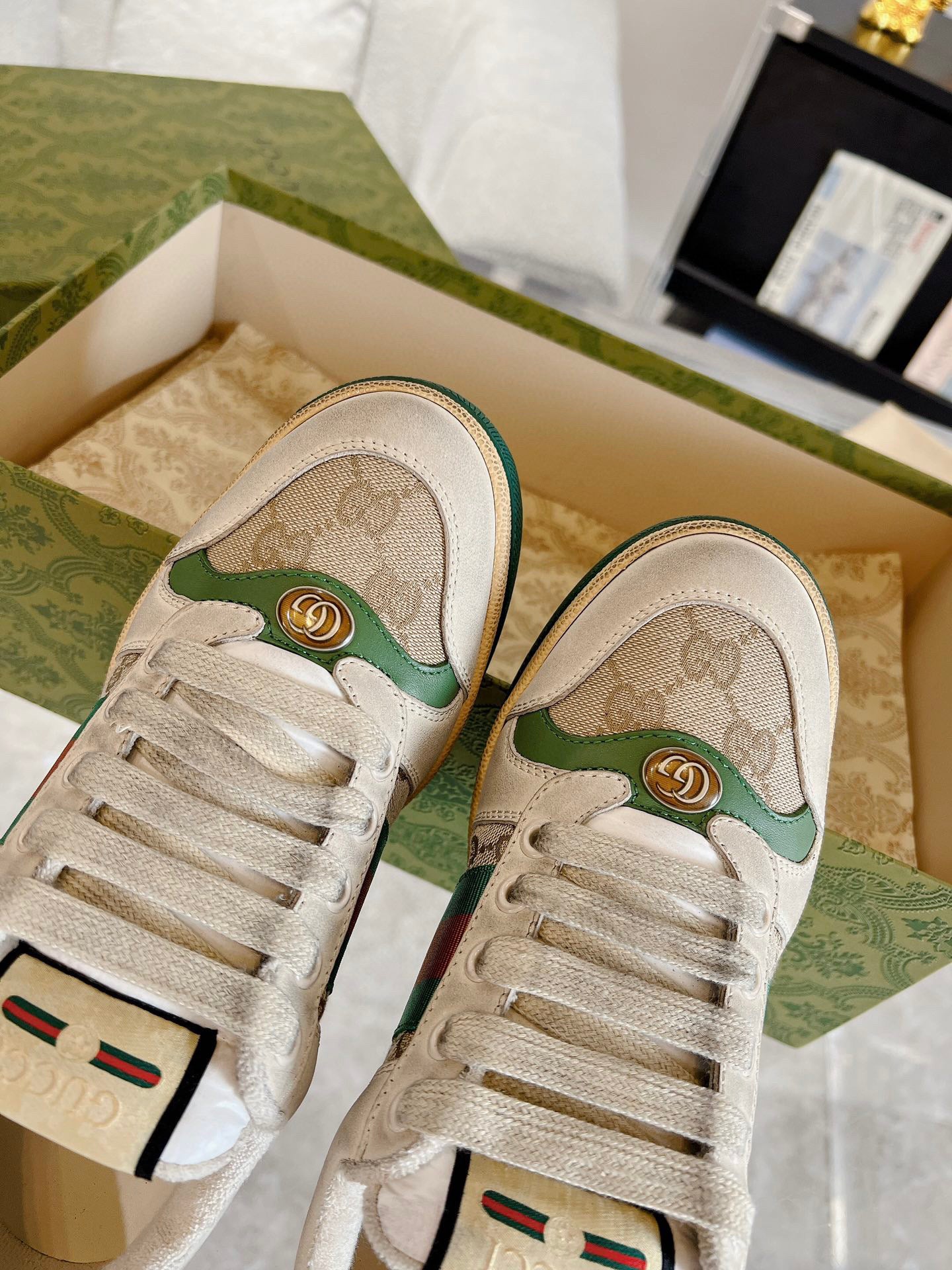 Tênis Gucci Screener GG Monogram Supreme