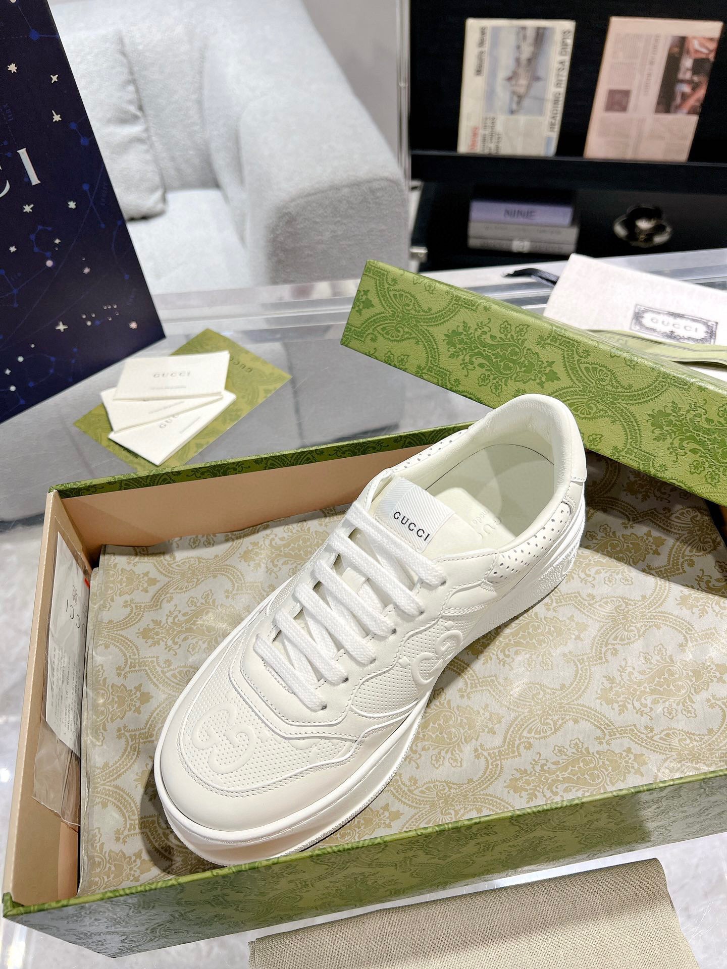 Tênis Gucci GG Sneaker White