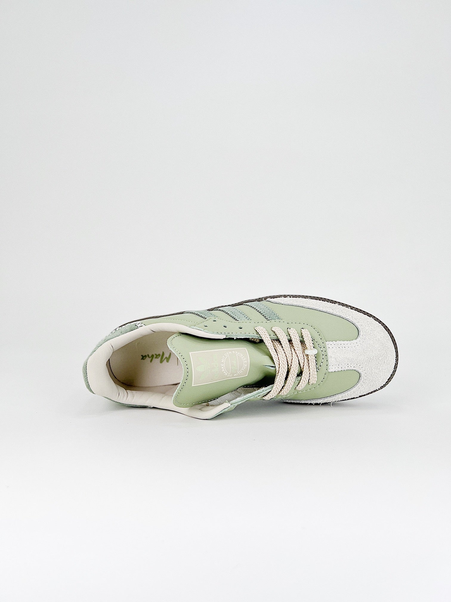 Maha x Adidas Samba OG Half Green