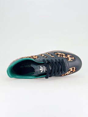 Adidas Samba OG Black Green Leopard