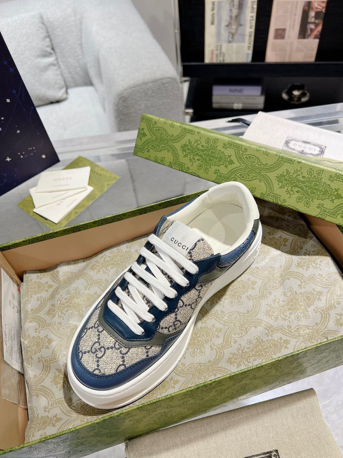 Tênis Gucci GG Sneaker Blue