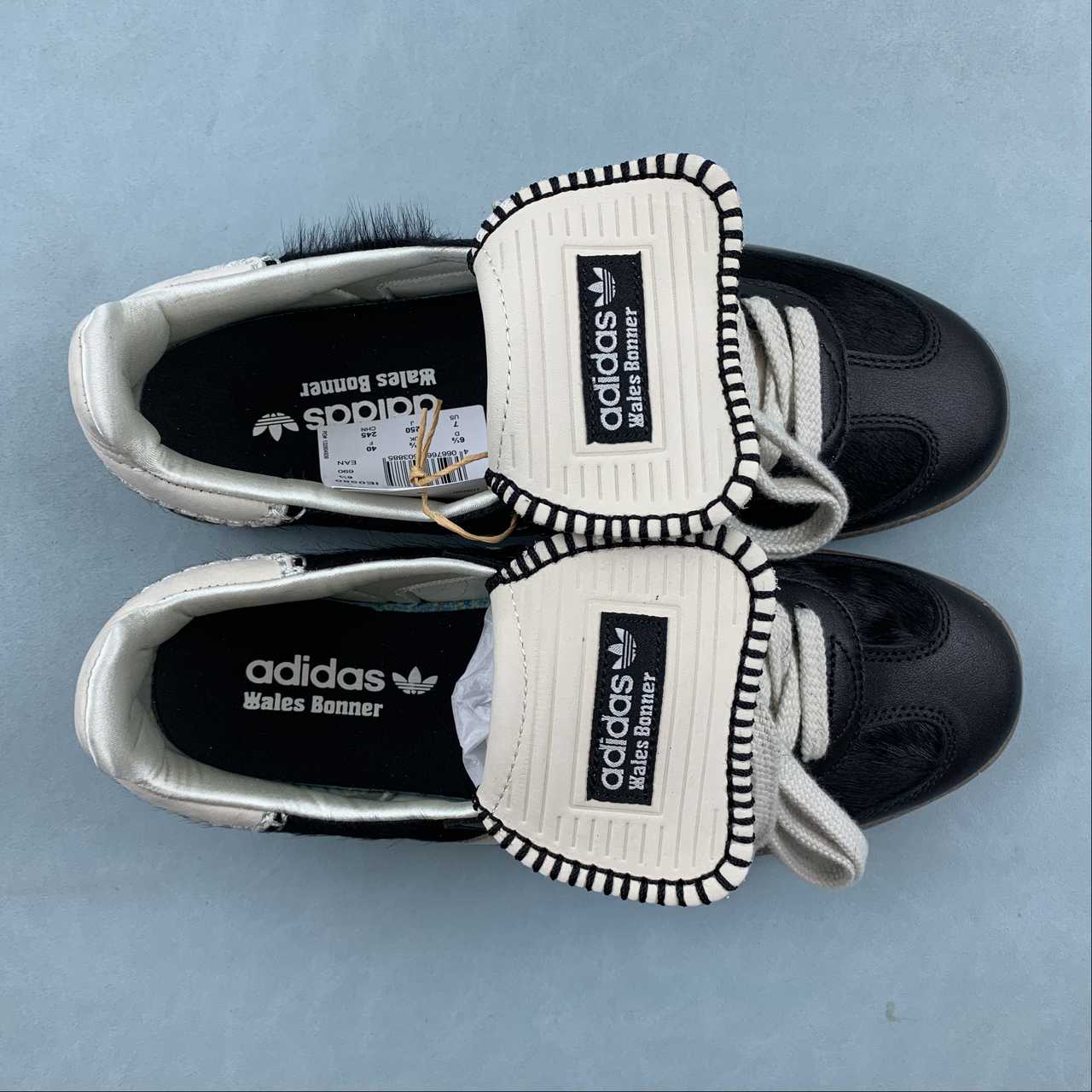 Wales Bonner x Adidas Samba Low Pony Tonal Core Black
