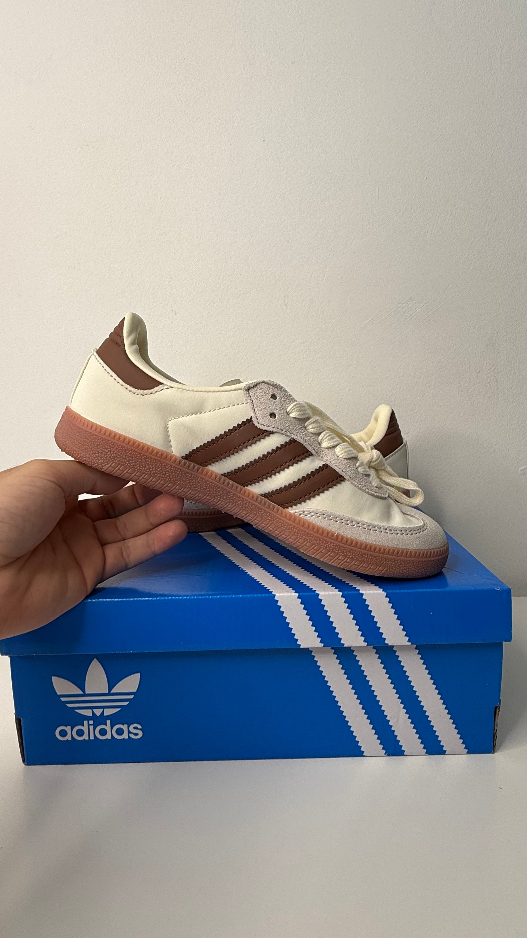 Adidas Samba OG Cream White Preloved Brown - PRONTA ENTREGA