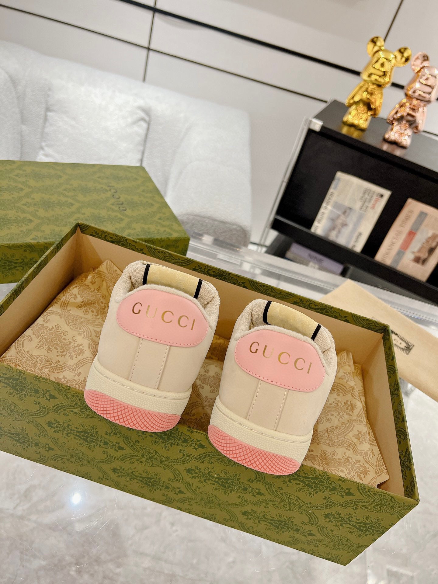 Tênis Gucci Screener GG Crystal Screener